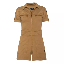 Schott - Patched Jumpsuit - Camel