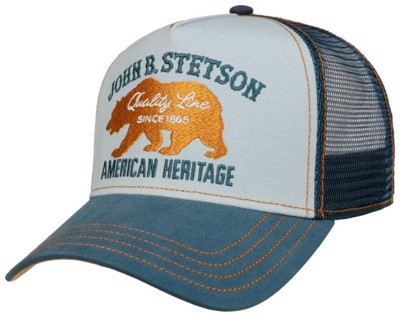 Stetson - trucker cap - Bear - Light Blue/Blue